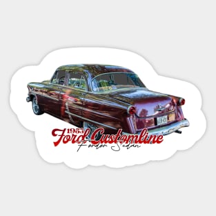 1953 Ford Customline Fordor Sedan Sticker